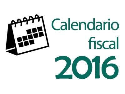 Calendario 2016 fiscal y nuevo sistema de presentación de modelos