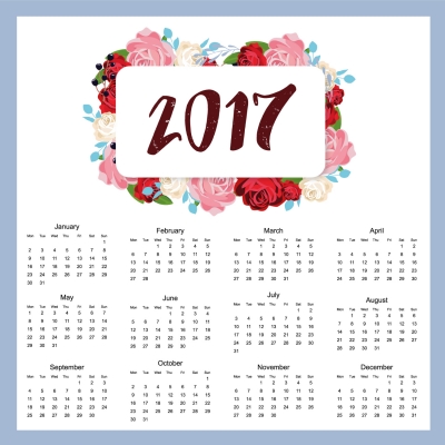 Calendario 2017 a efectos de cómputos de plazos